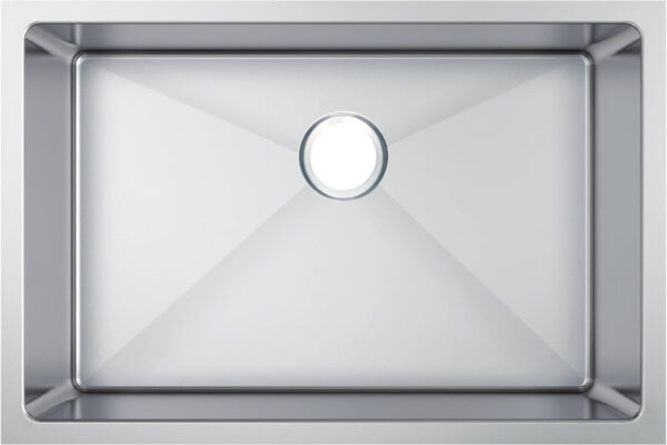 Hand Made Stainless Sink 27" X 18" R10