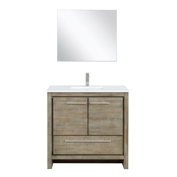 Lafarre 36" Rustic Acacia Bathroom Vanity - Image 4
