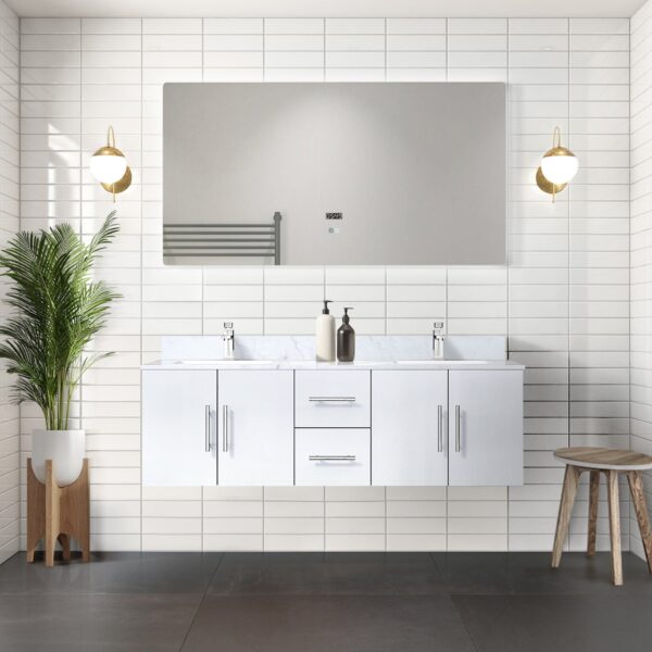 Geneva 60" x 22" Double Bath Vanity