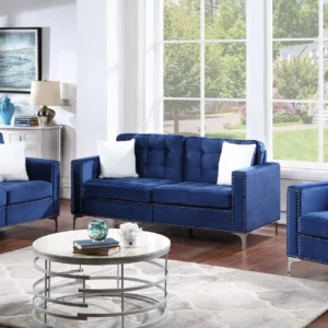 1403 BLUE VELVET SOFA