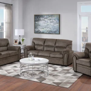 1455 BROWN FABRIC SOFA