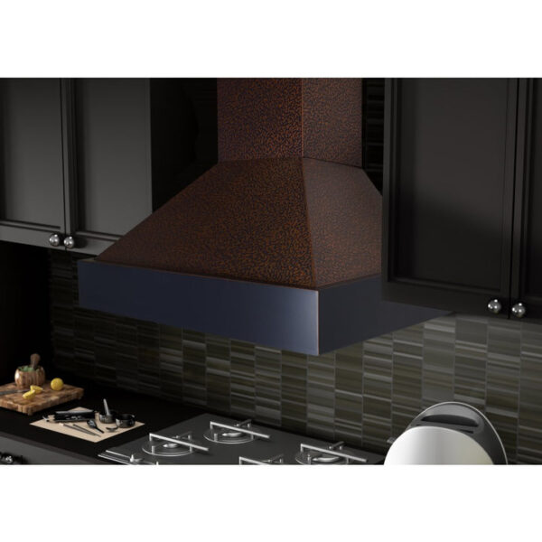 ZLINE Designer Series Wall Mount Range Hood in Copper with Size Options (655-EBXXX) - Image 9