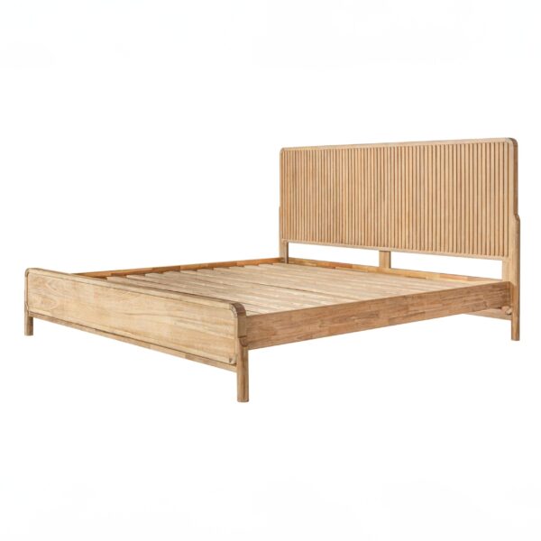 Modrest Mikala - Modern Natural Oak Bed - Image 3