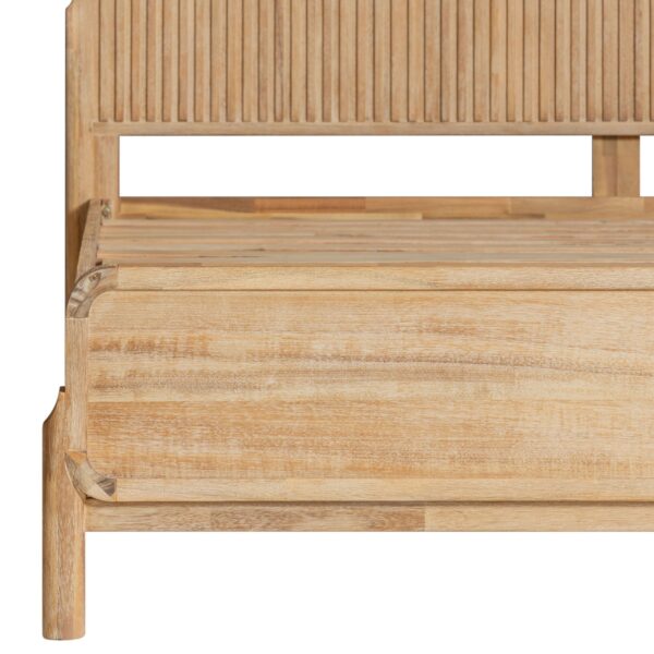 Modrest Mikala - Modern Natural Oak Bed - Image 2