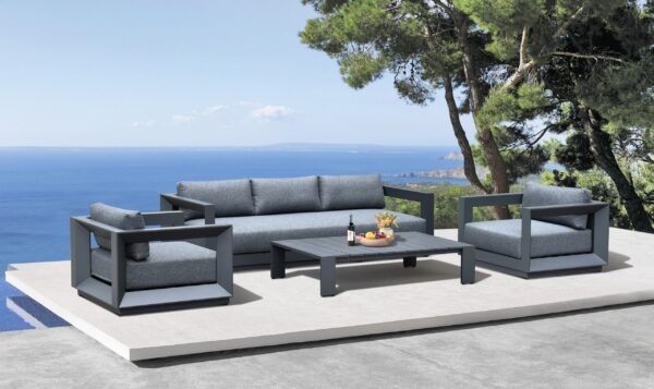 Renava Vista - Modern Outdoor Grey Sofa Set