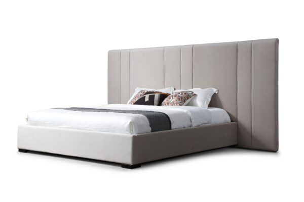 Modrest Penelope - Modern Grey Velvet Bed
