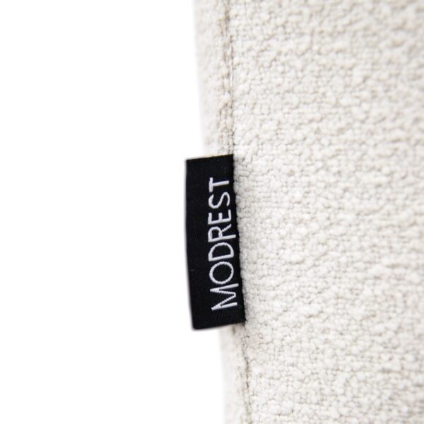 Modrest Byrne - Modern Off White Fabric Bed - Image 4