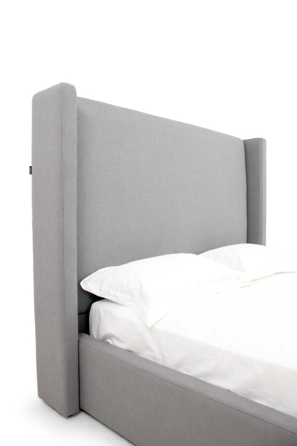 Modrest Byrne - Modern Grey Fabric Bed - Image 3