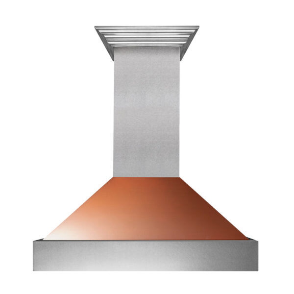 ZLINE Ducted Fingerprint Resistant Stainless Steel Range Hood with Copper Shell (8654C) - Image 5