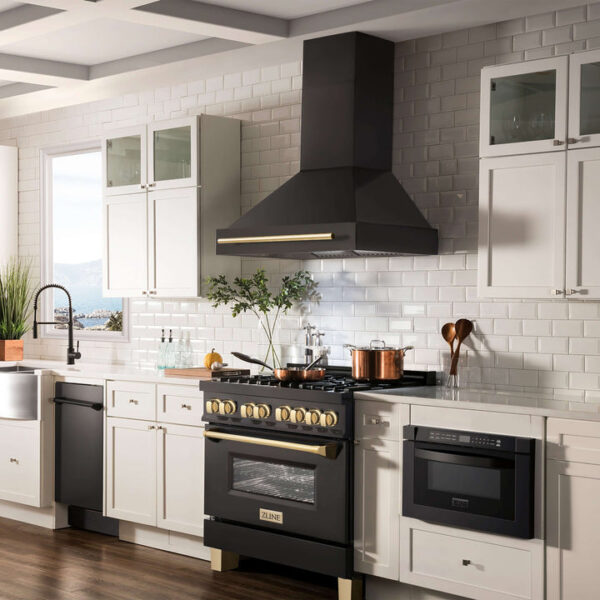 ZLINE 36 in. Autograph Edition Black Stainless Steel Range Hood with Handle (BS655Z-36) - Image 10