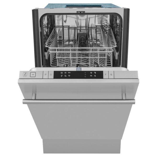ZLINE 18 in. Compact Top Control Dishwasher with Stainless Steel Panel and Modern Style Handle, 52 dBa (DW-304-18) - Image 10