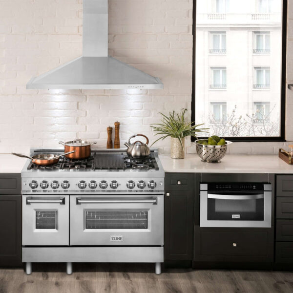 ZLINE Convertible Vent Wall Mount Range Hood in Stainless Steel (KB) - Image 5