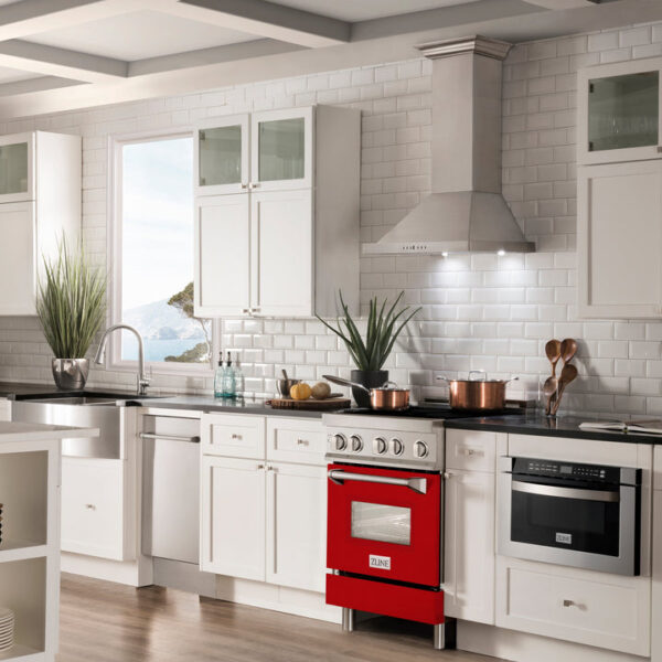 ZLINE 24 In. 2.8 cu. ft. Induction Range with a 3 Element Stove and Electric Oven in Stainless Steel (RAIND-24) - Image 2