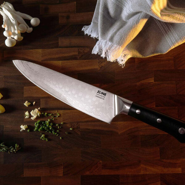 ZLINE 8 in. Professional Damascus Steel Chef’s Knife (KCKT-JD) - Image 6