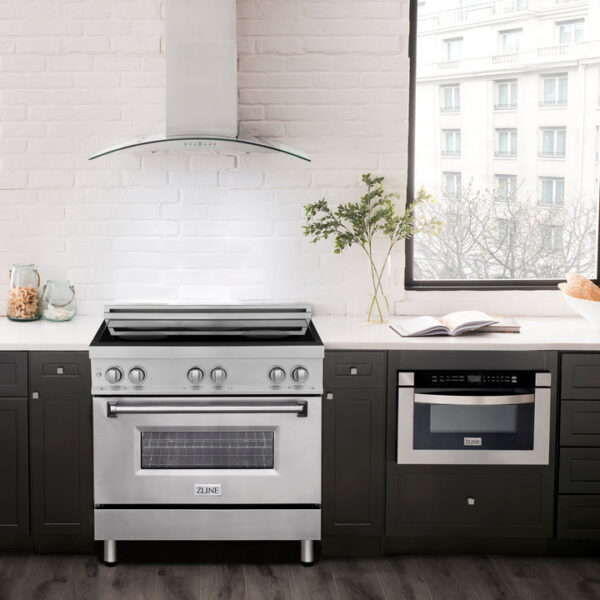 ZLINE 36 in. 4.6 cu. ft. Induction Range with a 4 Element Stove and Electric Oven (RAIND-36) - Image 13