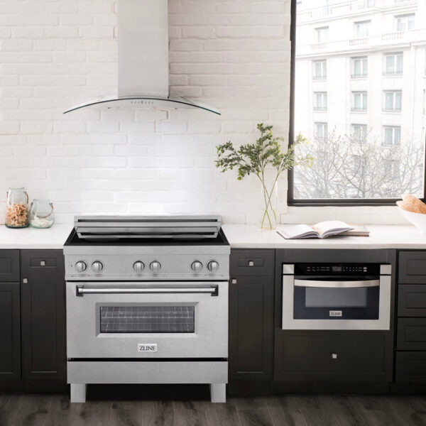 ZLINE 36 in. Induction Range in Fingerprint Resistant Stainless Steel (RAINDS-SN-36) - Image 15