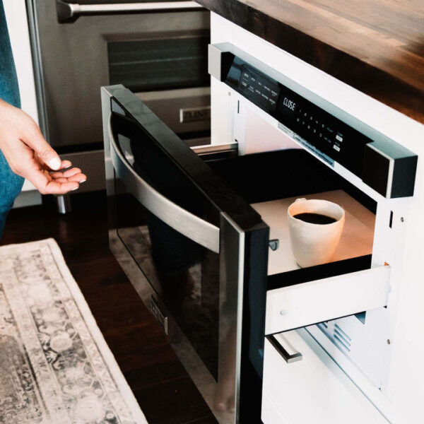 ZLINE 24 in. 1.2 cu. ft. Stainless Steel Built-in Microwave Drawer (MWD-1) - Image 11