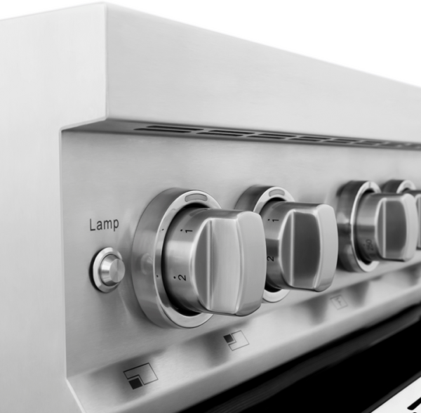 ZLINE 30 in. 4.0 cu. ft. Induction Range with a 4 Induction Element Stove and Electric Oven in Stainless Steel with White Matte Door (RAIND-WM-30) - Image 3