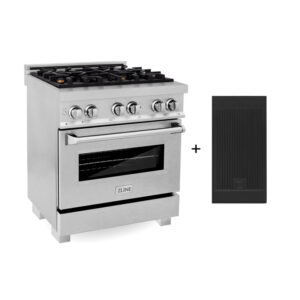 ZLINE 36 in. 4.6 cu. ft. Electric Oven and Gas Cooktop Dual Fuel Range with Griddle in Stainless Steel (RA-GR-36)