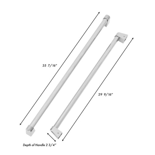 Panels & Handles Only- ZLINE 60 in. Refrigerator Panels in Fingerprint Resistant Stainless Steel for a 60 in. Built-in Refrigerator (RPBIV-SN-60) - Image 2