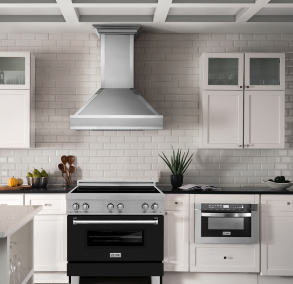 ZLINE 36 in. Induction Range in Fingerprint Resistant Stainless Steel with Black Matte Door (RAINDS-BLM-36) - Image 10