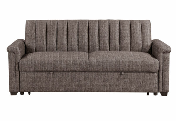 U0201 BROWN PULL OUT SOFA BED - Image 5