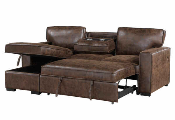 U0203 COFFEE PULL OUT SOFA BED - Image 4