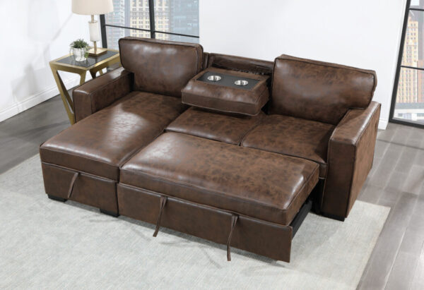 U0203 COFFEE PULL OUT SOFA BED - Image 2