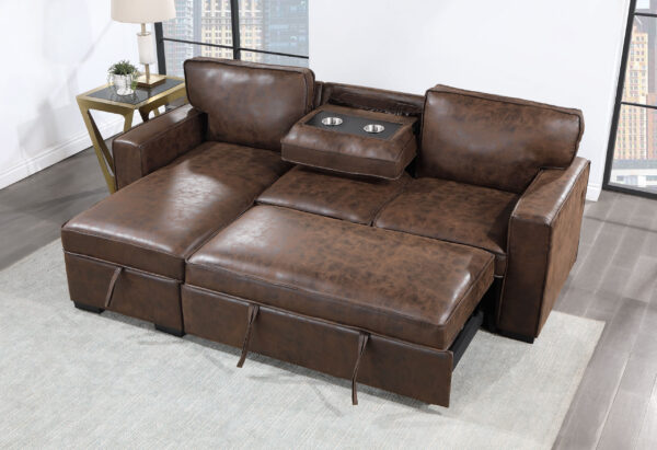 U0203 COFFEE PULL OUT SOFA BED - Image 5