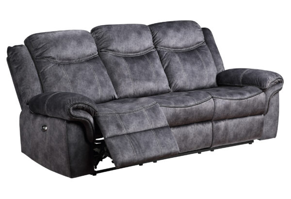 U2200 DOMINO GRANITE POWER RECLINING SOFA/POWER CONSOLE RECLINING LOVESEAT WITH POWER SWITCH - Image 5