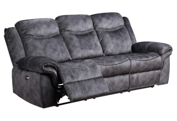 U2200 DOMINO GRANITE POWER RECLINING SOFA/POWER CONSOLE RECLINING LOVESEAT WITH POWER SWITCH - Image 2