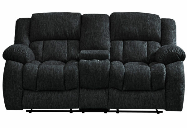 U250 EBONY RECLINING SOFA/CONSOLE RECLINING LOVESEAT/GLIDER RECLINER - Image 5