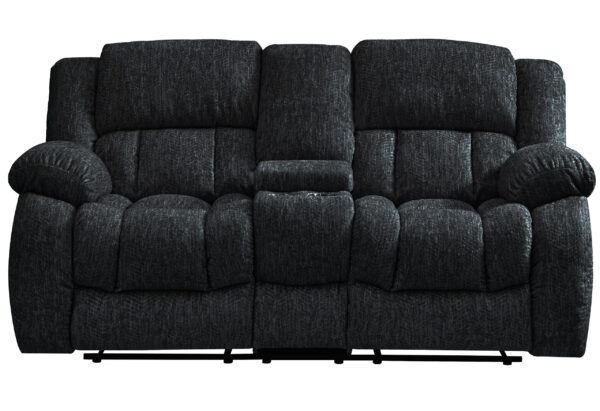 U250 EBONY RECLINING SOFA/CONSOLE RECLINING LOVESEAT/GLIDER RECLINER - Image 6