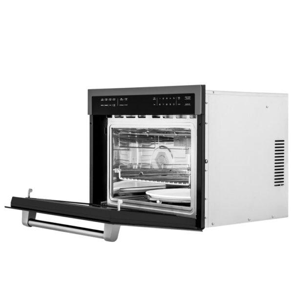 ZLINE 24 in. Black Stainless Steel Built-in Convection Microwave Oven with Speed and Sensor Cooking (MWO-24-BS) - Image 8