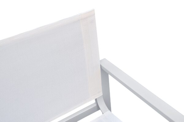 Renava Wake + Kayak - Modern Outdoor Off-White Dining Table Set - Image 2