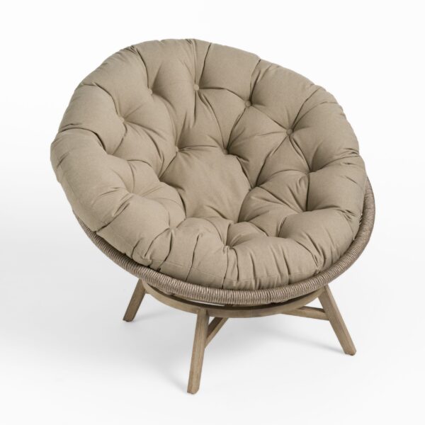 Renava Moon - Outdoor Beige Lounge Chair - Image 2