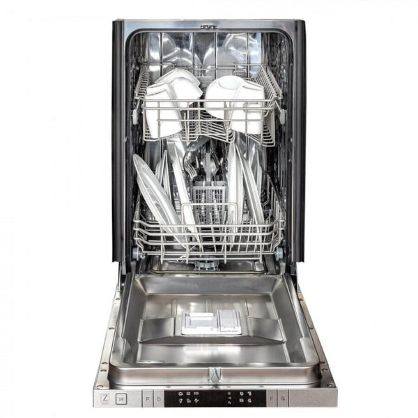 ZLINE 18 in. Compact Top Control Dishwasher with Stainless Steel Panel and Modern Style Handle, 52 dBa (DW-304-18) - Image 7