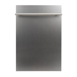 ZLINE 18 in. Compact Top Control Dishwasher with Fingerprint Resistant Stainless Steel Panel and Modern Style Handle, 52 dBa (DW-SN-18)