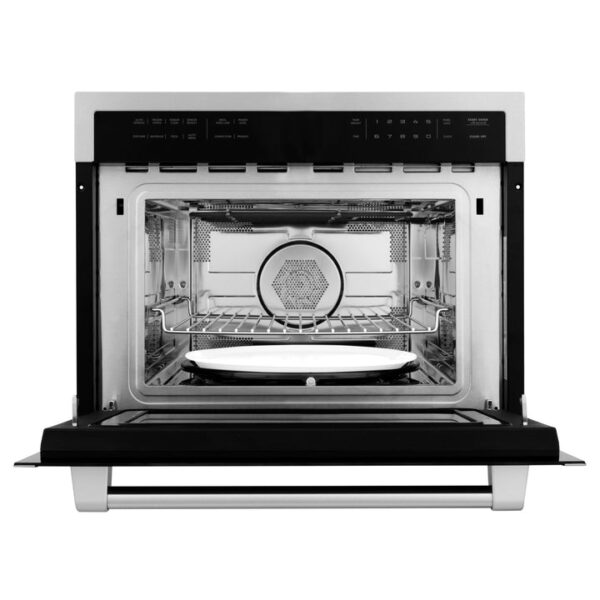 ZLINE 24 in. Stainless Steel Built-in Convection Microwave Oven with Speed and Sensor Cooking (MWO-24) - Image 2