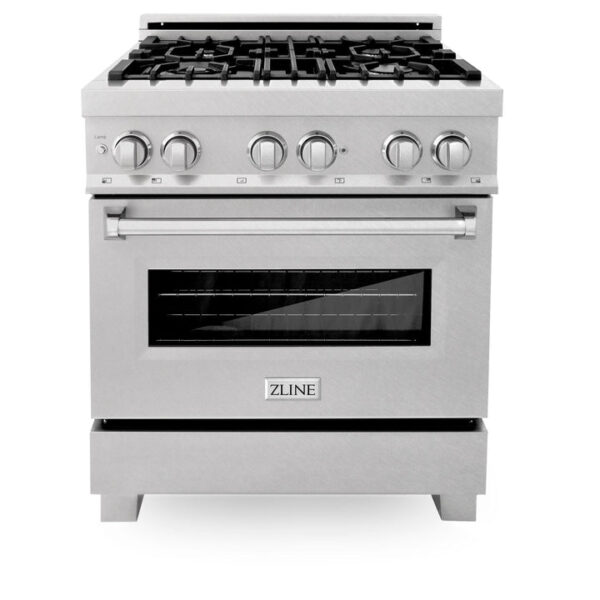 ZLINE 30 in. 4.0 cu. ft. Dual Fuel Range with Gas Stove and Electric Oven in All Fingerprint Resistant Stainless Steel (RAS-SN-30) - Image 20