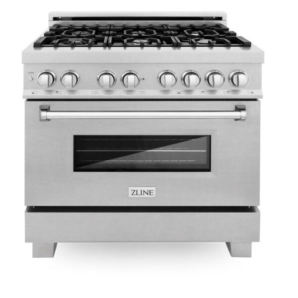 ZLINE 36 in. Professional Dual Fuel Range in Fingerprint Resistant Stainless Steel (RAS-SN-36) - Image 15