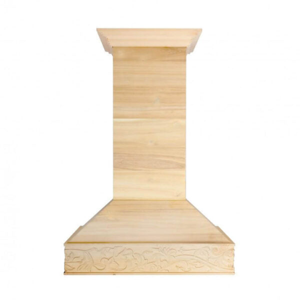 ZLINE 36 in. Unfinished Wooden Island Mount Range Hood (9373UF-36) - Image 8