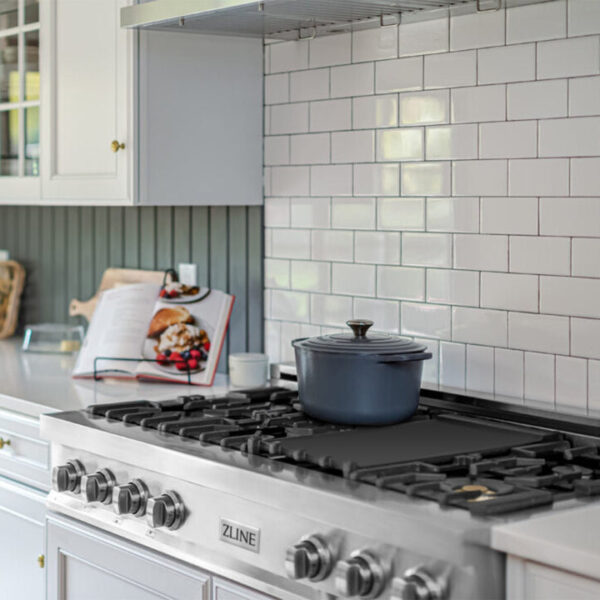ZLINE 48 in. Porcelain Gas Stovetop with 7 Gas Burners and Griddle (RT48) - Image 13