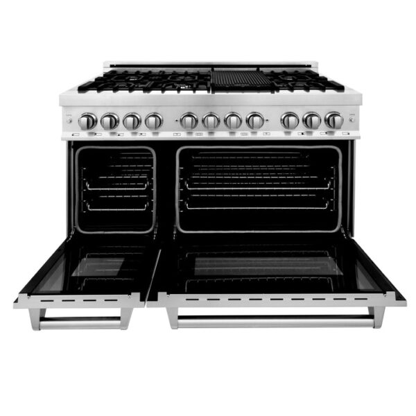 ZLINE 48 in. Professional Dual Fuel Range in Stainless Steel (RA48) - Image 27