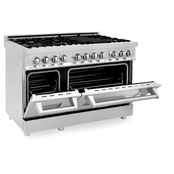 ZLINE 48 in. Professional Dual Fuel Range in Stainless Steel (RA48) - Image 25