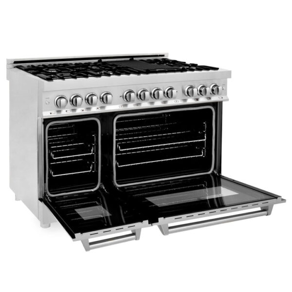 ZLINE 48 in. Professional Dual Fuel Range in Stainless Steel (RA48) - Image 26