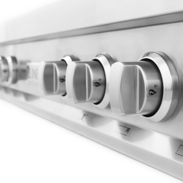 ZLINE 48 in. Porcelain Gas Stovetop with 7 Gas Burners and Griddle (RT48) - Image 10
