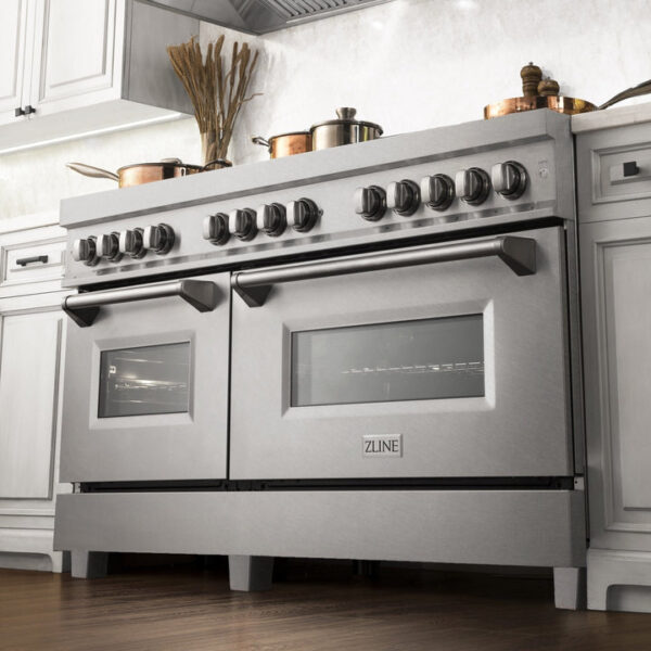 ZLINE 60 in. 7.4 cu. ft. Dual Fuel Range with Gas Stove and Electric Oven in Fingerprint Resistant Stainless Steel (RAS-SN-60) - Image 43