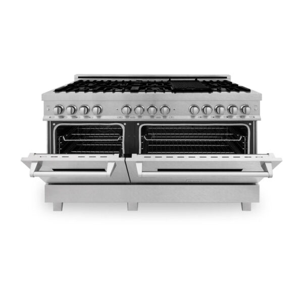 ZLINE 60 in. 7.4 cu. ft. Dual Fuel Range with Gas Stove and Electric Oven in Fingerprint Resistant Stainless Steel (RAS-SN-60) - Image 50