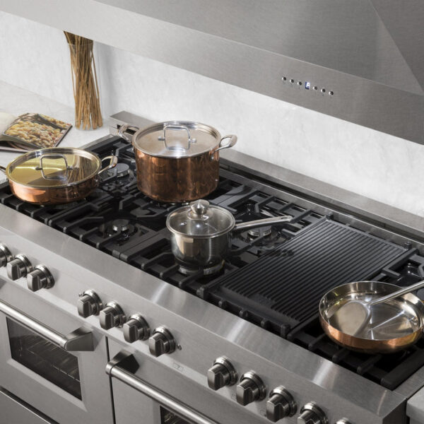 ZLINE 60 in. 7.4 cu. ft. Dual Fuel Range with Gas Stove and Electric Oven in Fingerprint Resistant Stainless Steel (RAS-SN-60) - Image 52